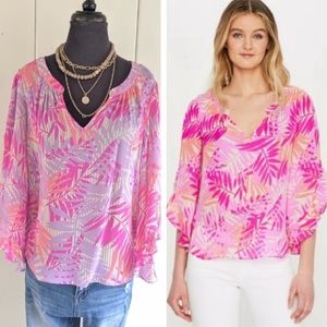 Alice & Trixie silk Priya blouse NWOT sz M